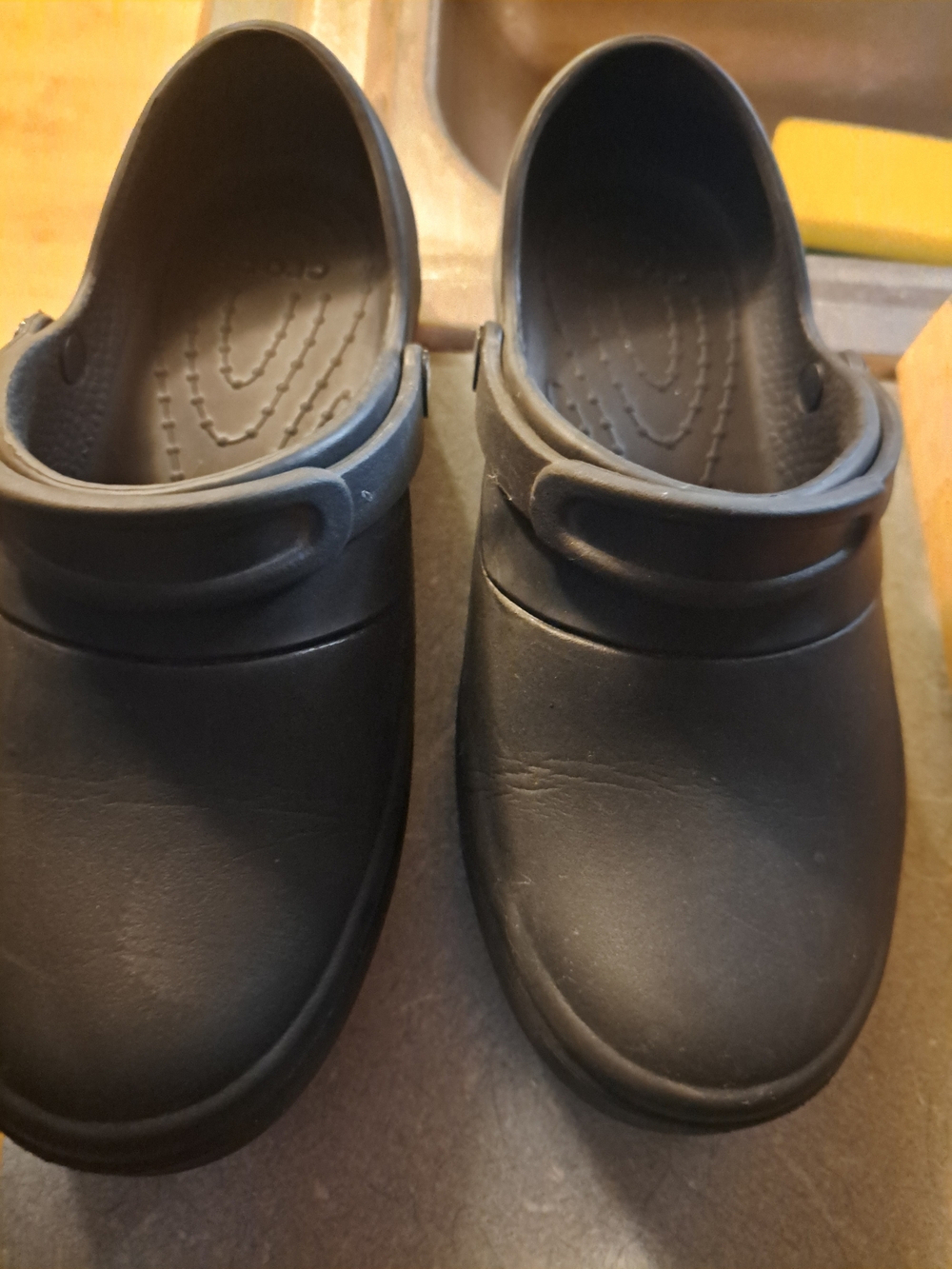 CROCS Women's Black Slip-On Clogs